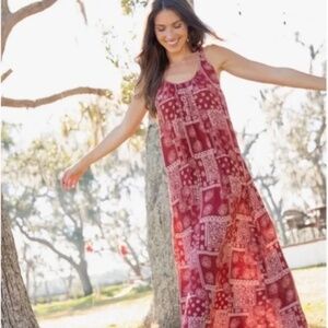 NATURAL LIFE Hadley Bandana Maxi Dress in Size Medium